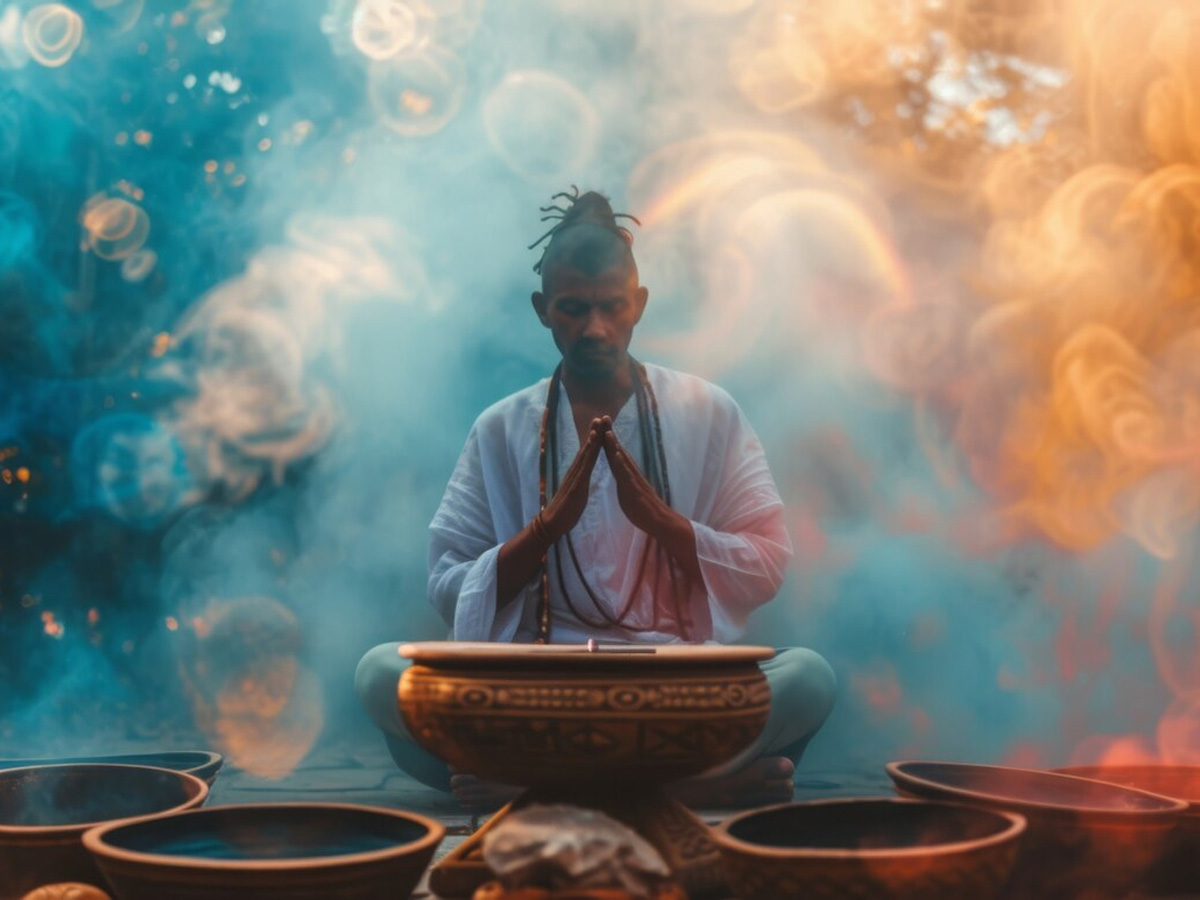 Mindful meditation at Rudrakshaa Yogashala Singapore