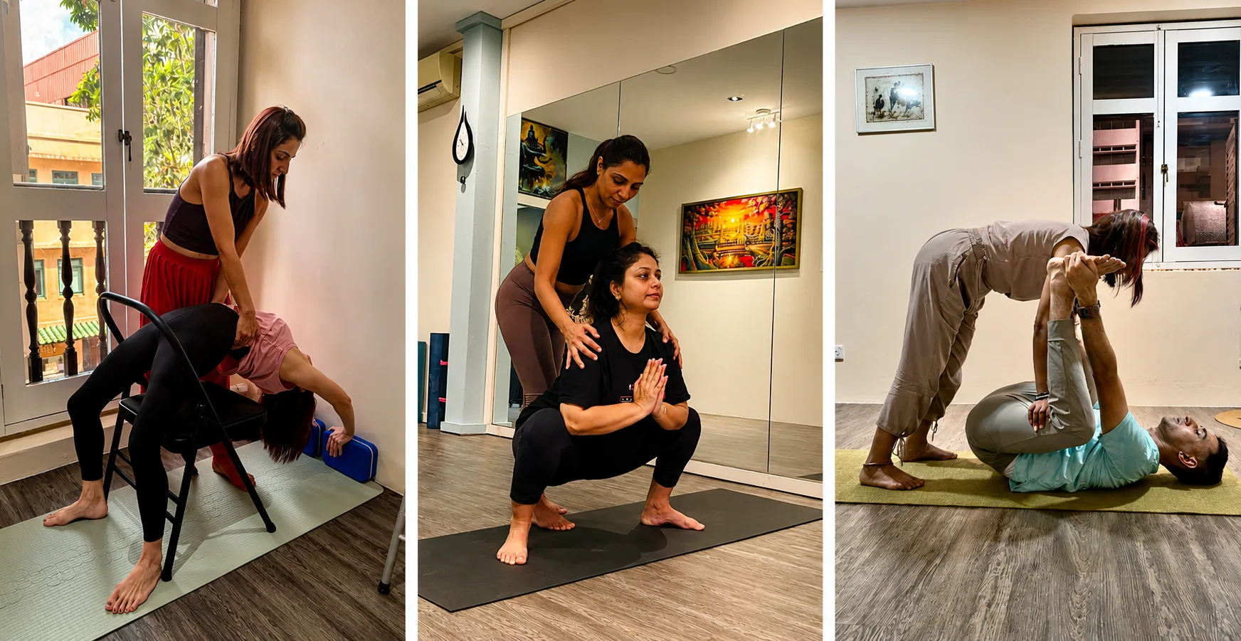 Photos of Our Private Yoga Sessions in Singapore