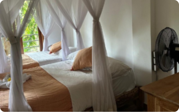 Bali Yoga Teacher Training Accommodation Room