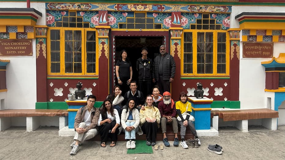 Retreat Group Visit to a Monastery in Darjeeling