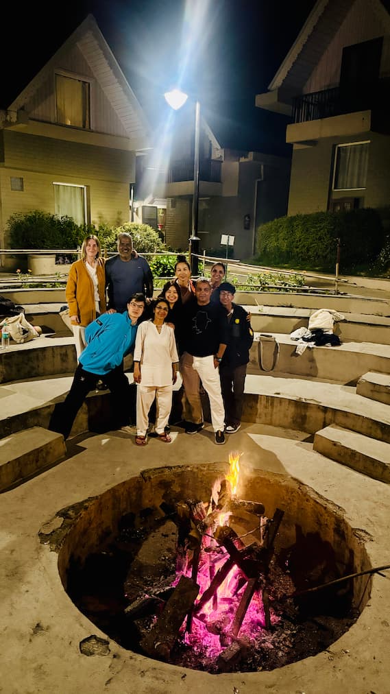 Retreat Participants Exploring Darjeeling Together