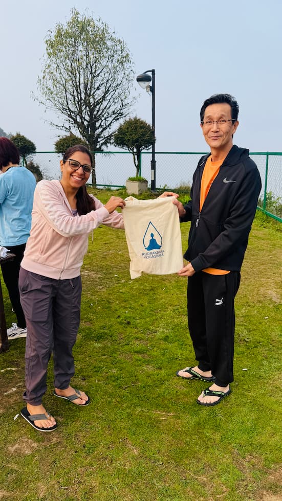 Traditional Water Cleansing During Yoga Retreat in Darjeeling