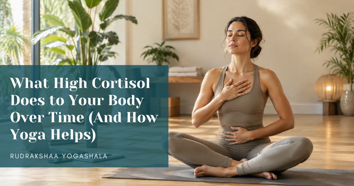 What High Cortisol Does to Your Body Over Time (And How Yoga Helps)