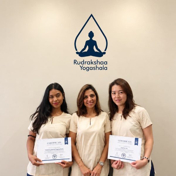Yoga Teacher Training Students Celebrating Certification